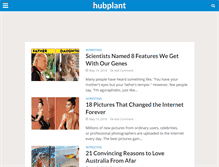 Tablet Screenshot of hubplant.com